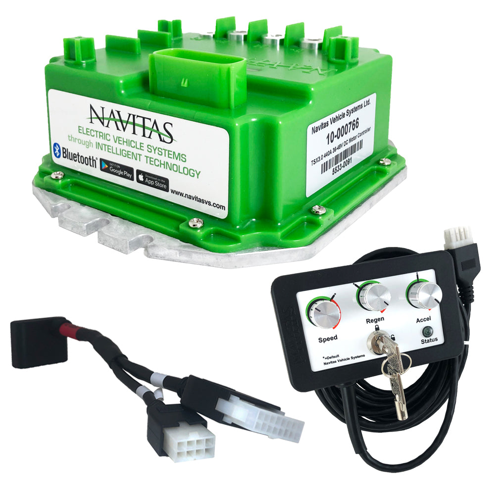 EZGO TXT 48v - Navitas TSX 3.0 600-amp Controller with On-The-Fly Programmer