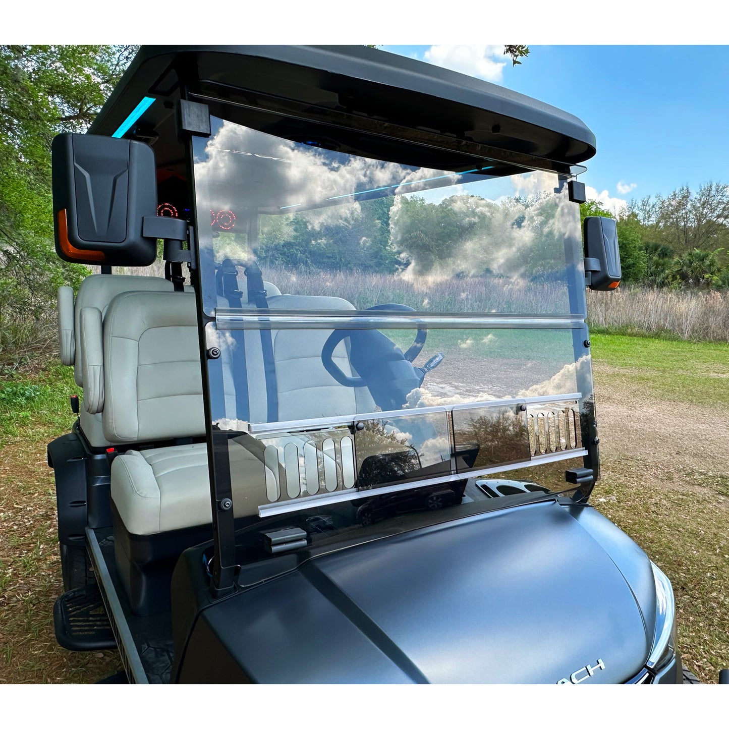RedDot DACH Apollo Clear Vented Folding Windshield (2025+)