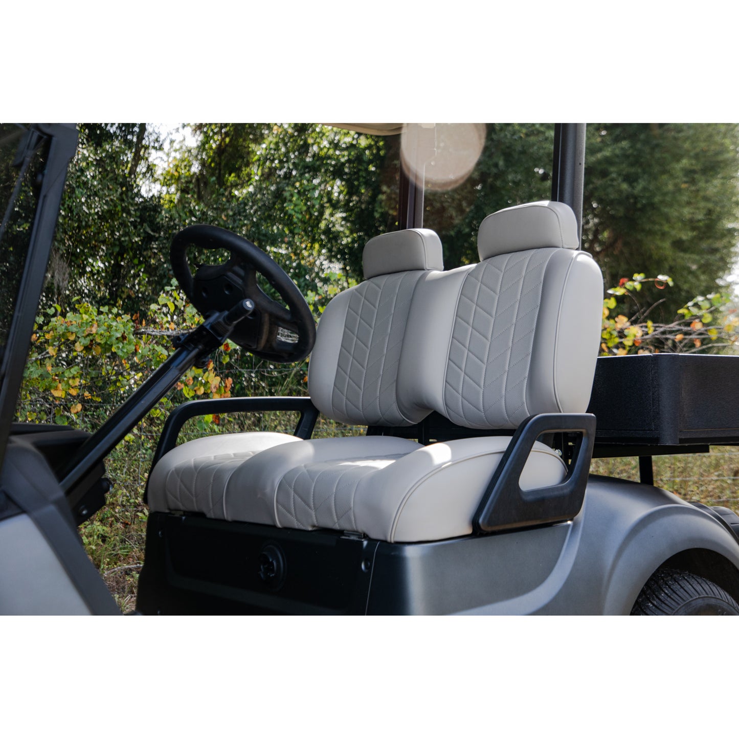 MadJax Aviator Front Seat Cushions for Yamaha Drive, Drive2 & ICON – Graphite