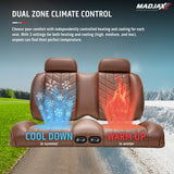 CLUB CAR PRECEDENT ONWARD TEMPO AVIATOR COFFEE THERMAFLEX HEATED COOLED SEAT CUSHIONS