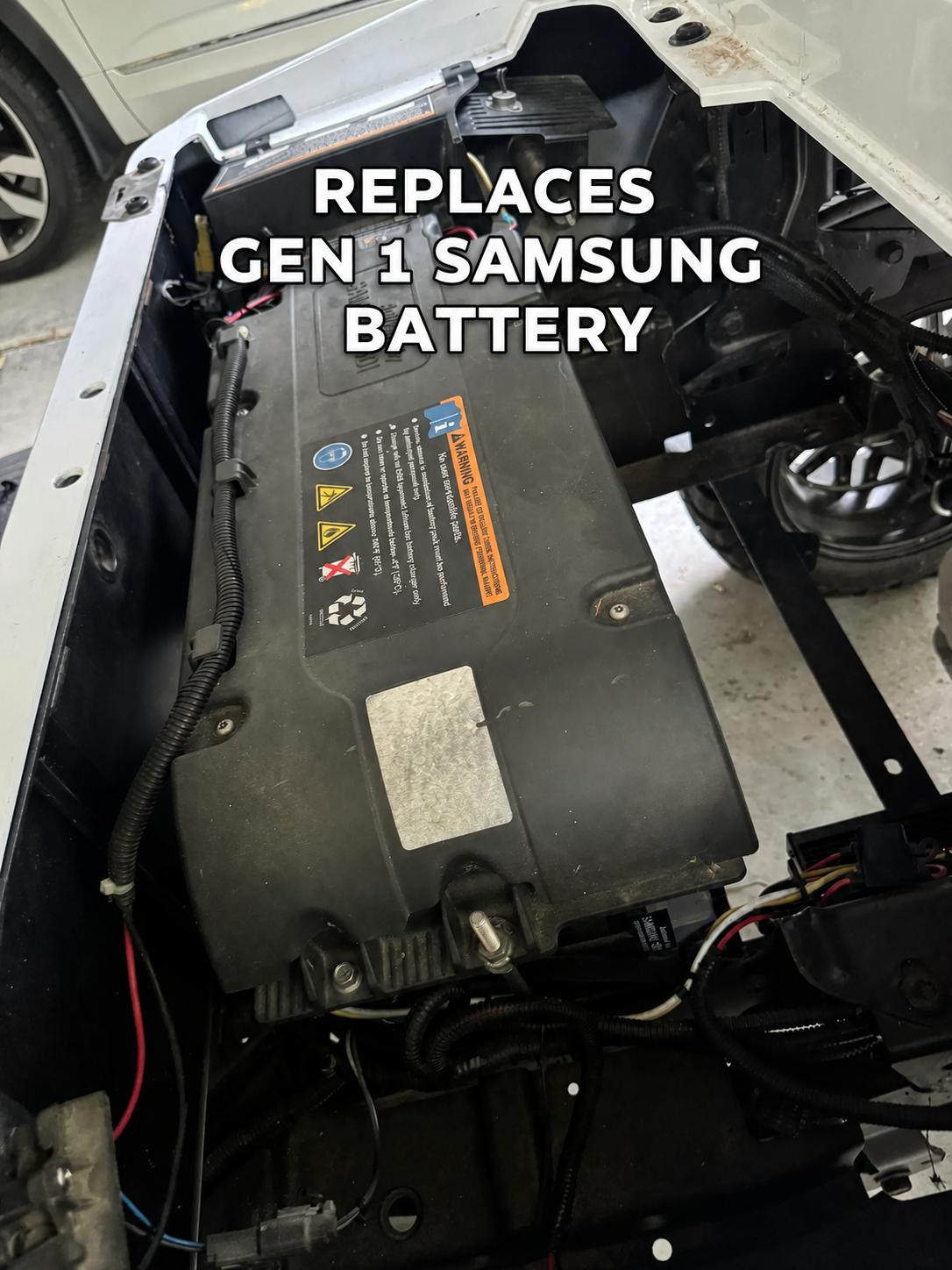 Eco Battery51v 105ah EZGO RXV Factory Lithium Samsung Replacement Kit – (2017–2021) Gen 1
