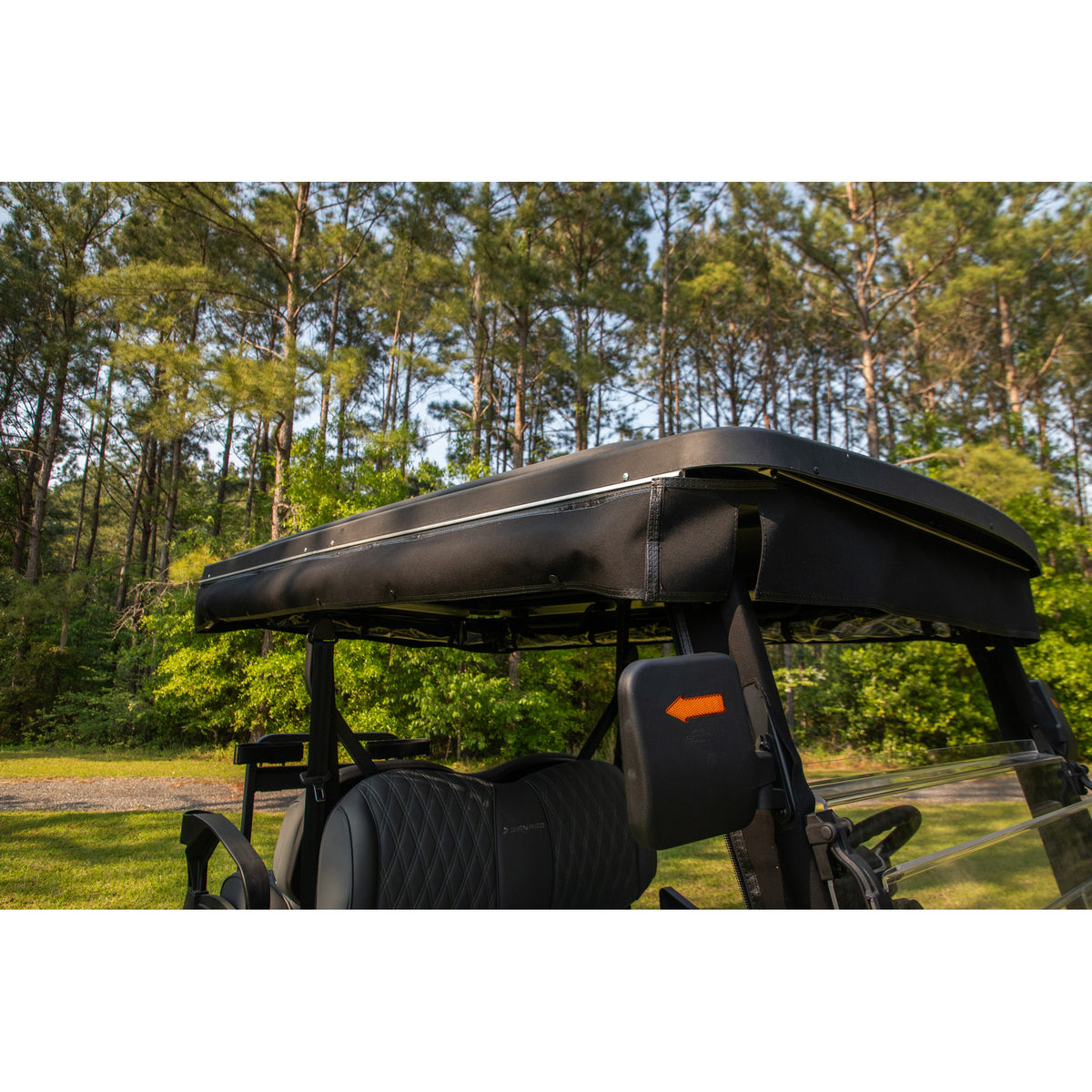 RedDot Denago Nomad XL 2+2 Black 3-Sided Track Style Enclosure & Valance