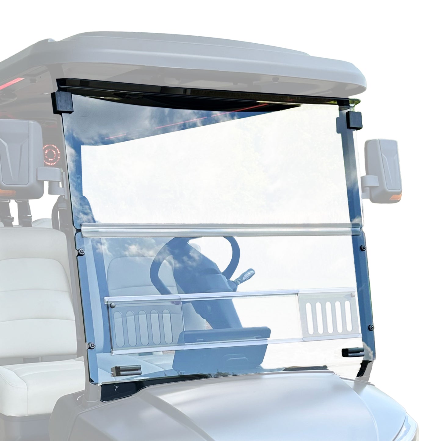 RedDot DACH Apollo Clear Vented Folding Windshield (2025+)