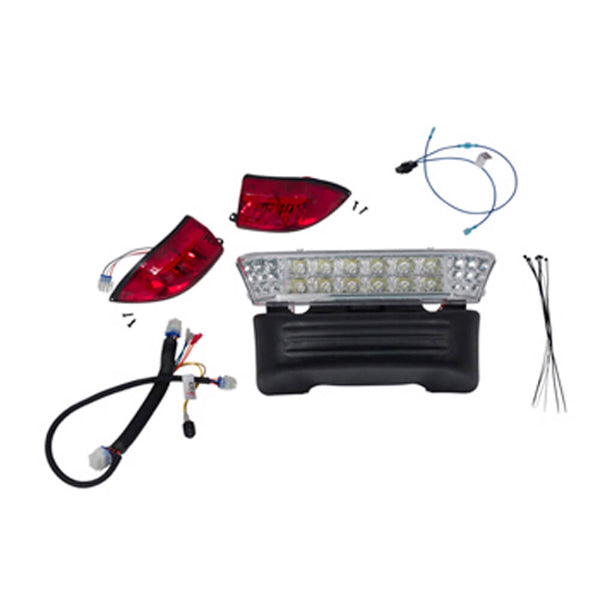 GTW® Club Car Precedent Electric LED Headlight and Bumper Kit (Years 2004-2008)