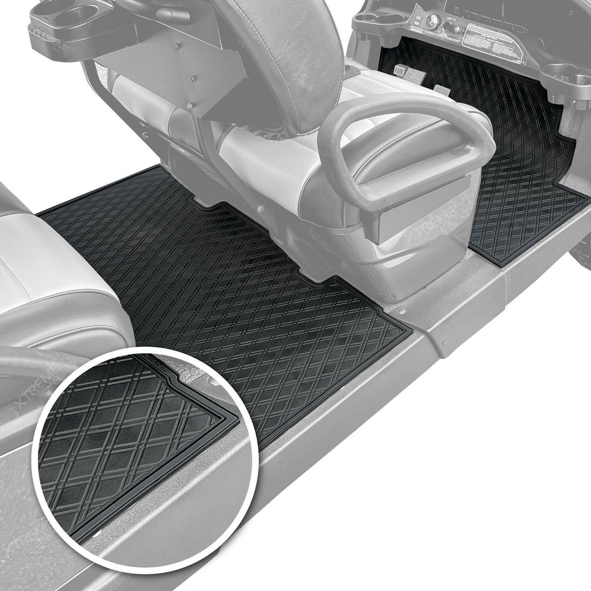 Xtreme Mats Club Car Onward Floor Mat | Full Coverage All Black | 2004-Up
