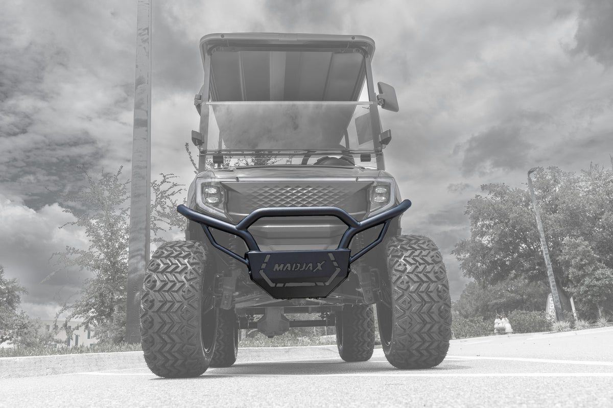 MadJaxÂ® Brush Guard for EZGO RXV (2008-2022) with APEX Body Kit