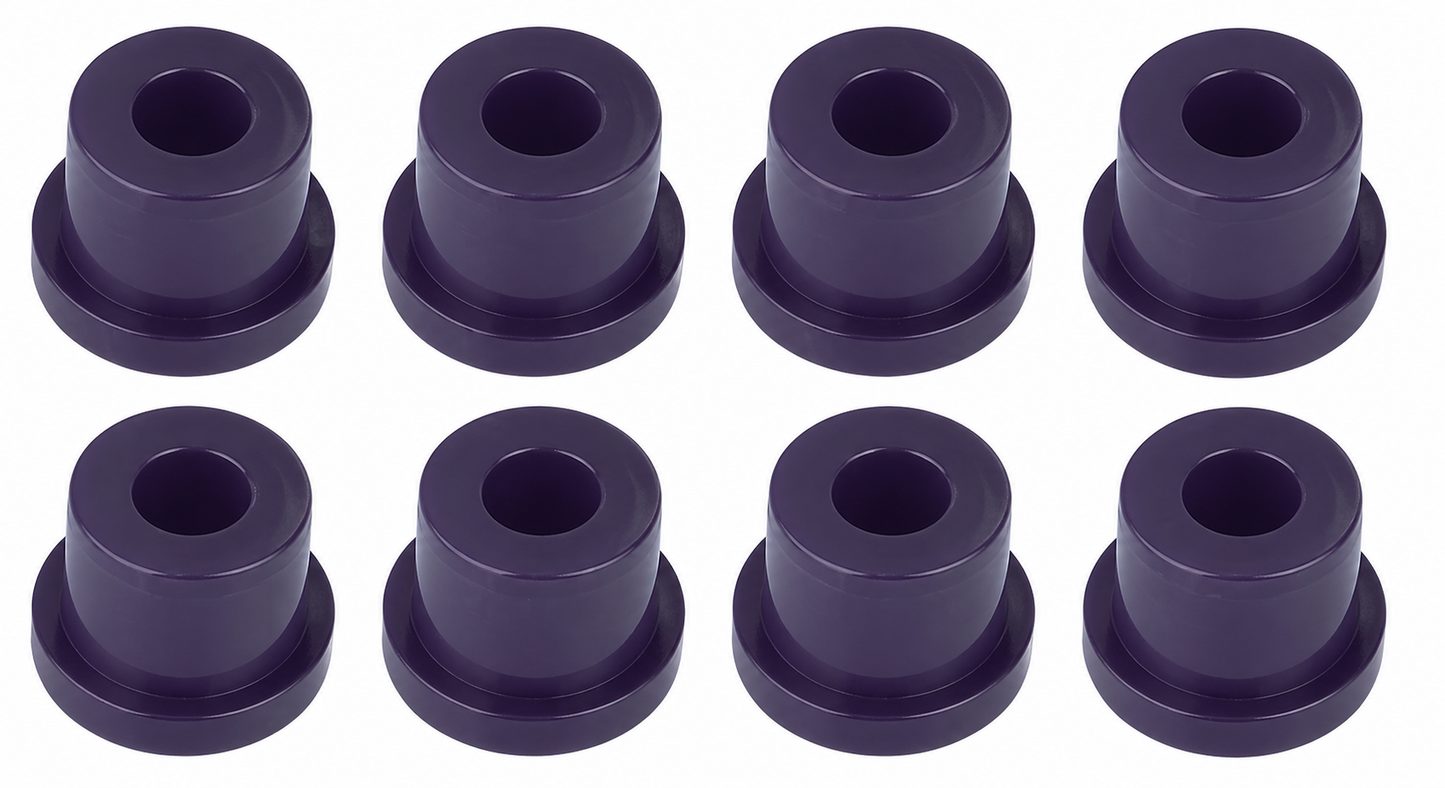 (8) Club Car DS & Precedent Lower A-Plate Urethane Bushings – 1976-Up Gas & Electric (Black)