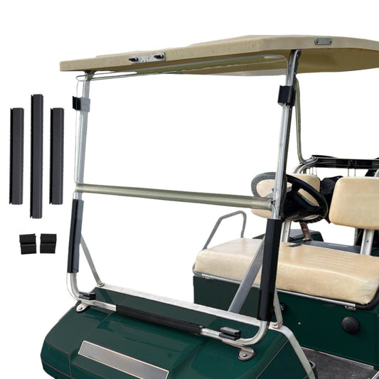 Clear Club Car DS Folding Windshield - 1/4" (Years 1982-1999) Made in USA