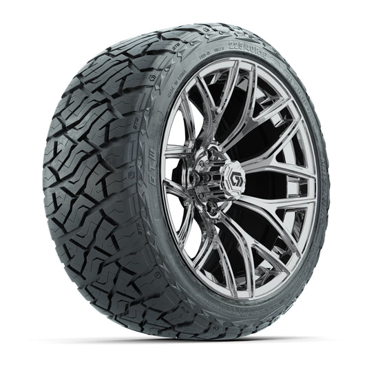 GTW Monaco Chrome 16" Wheels with 225/40-R16 Maverick Street Tires - Full Set