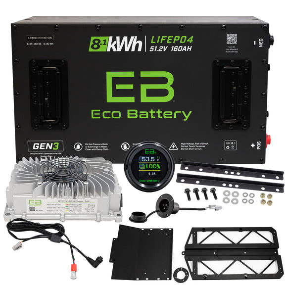 Eco battery Conversion for Polaris Ranger Ev gen 3 w/ 10 year warranty