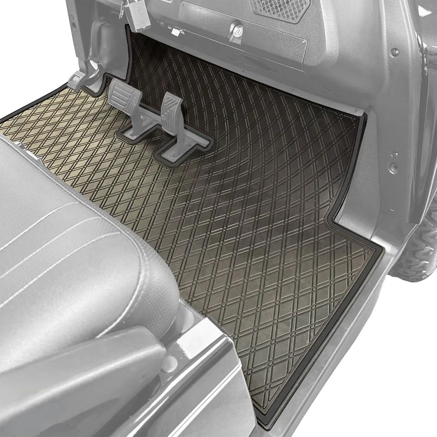 Xtreme Mats Full Coverage Golf Cart Floor Mat – Bintelli Beyond | All Black