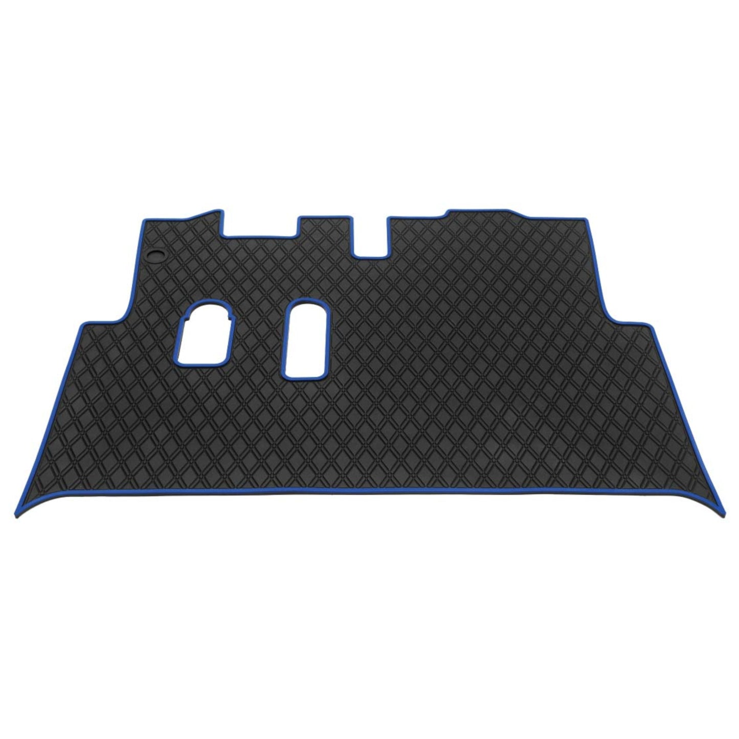 Xtreme Mats Full-Coverage Golf Cart Floor Mat | EZGO RXV 2008-2022 / 2Five / Western – Black/Blue