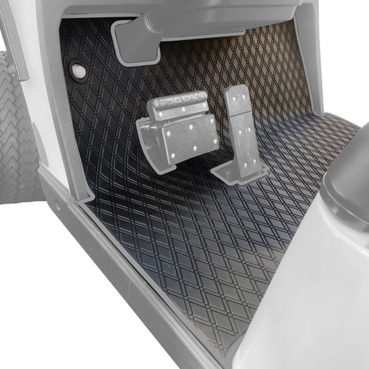 Xtreme Floor Mats for EZGO TXT / Workhorse / Express S4 / Valor / Cushman / Navitas (TXT Frame) | Black/Grey