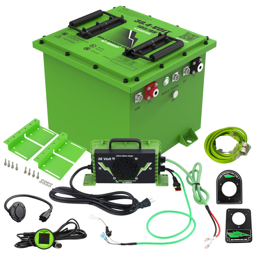 Club Car DS Bolt Lithium 38V 105Ah Battery Bundle - 12 Year Warranty