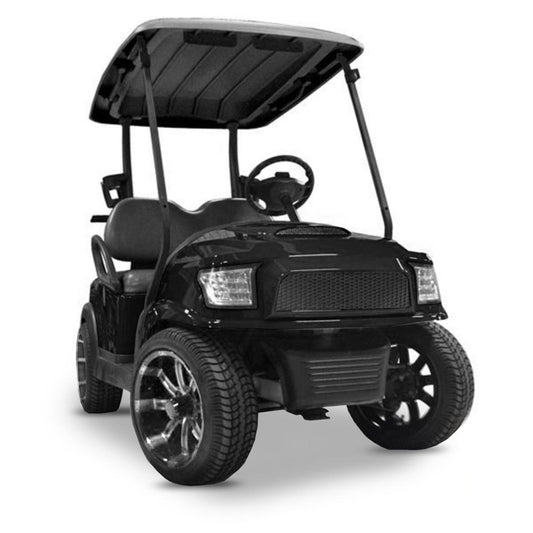 Club Car Precedent/Onward/Tempo ALPHA Street Body Kit in Black with Chrome light kit