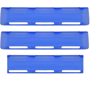 Blue 24" Single Row LED Bar Cover Pack (2-Large & 1-Small)