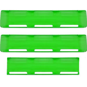 Green 24" Single Row LED Bar Cover Pack (2-Large & 1-Small)
