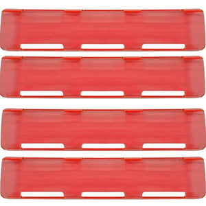 Red 40" Single Row LED Bar Cover Pack (4-Large)