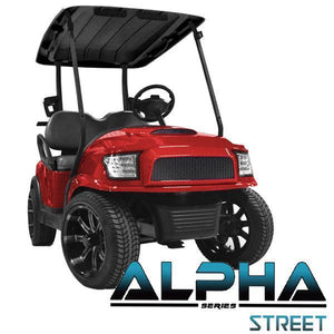 Red Alpha (PREC) Front Cowl w/ Street Grill & Headlights