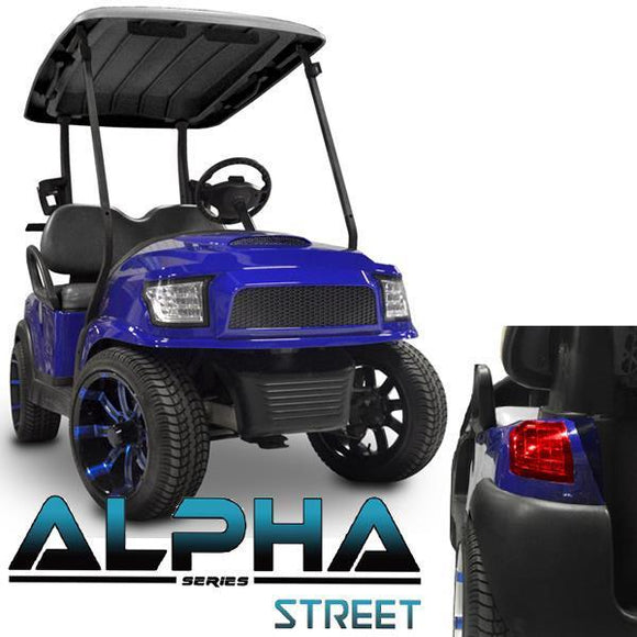 Blue Alpha (PREC) Body Kit w/ Street Style Grill & Light Kit