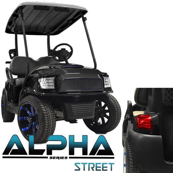 Black Alpha (PREC) Body Kit w/Street Style Grill & Light Kit