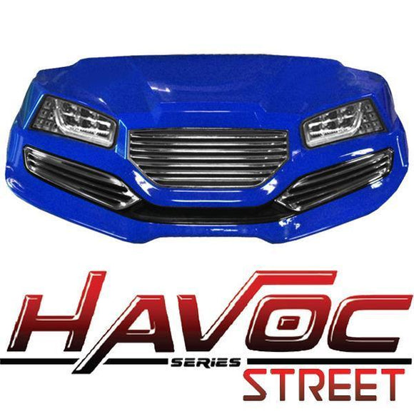 Blue Havoc (DR) Front Cowl w/ Street Fascia & Headlights