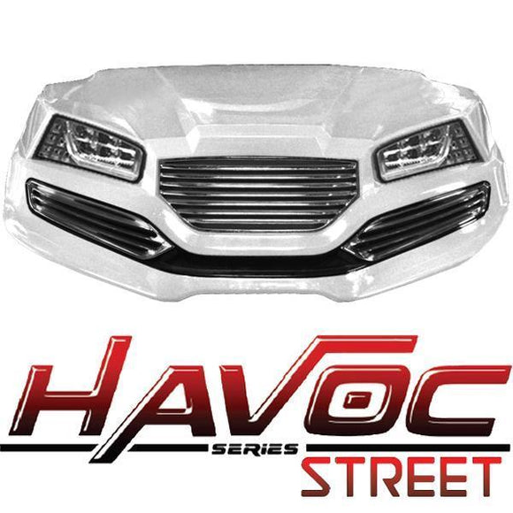 White Havoc (DR) Front Cowl w/ Street Fascia & Headlights