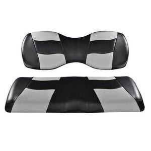 RIPTIDE Blck/Silver 2Tone Rear Seat Covers for G250/300