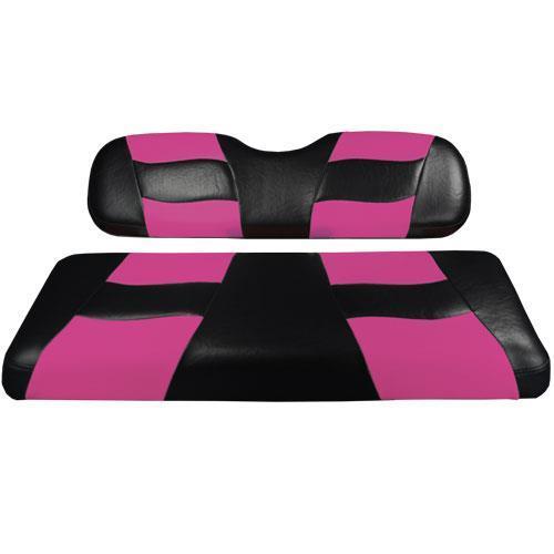 RIPTIDE Blck/Pink 2tone Front Seat Covers for Yamaha DR