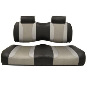 Tsunami Front Seat Cushions Ezgo TXT & Rxv Silver Black