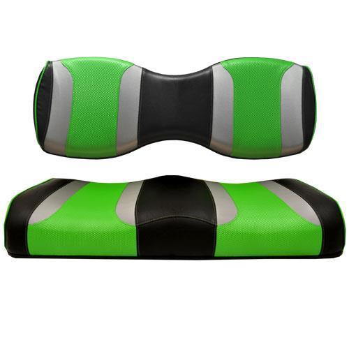 Tsunami Rear Seat Cushions For Genesis 250/300 Seat Kits Green Silver Black