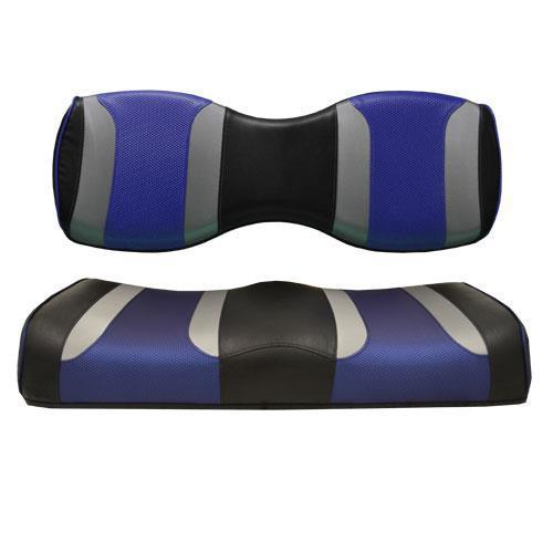 Tsunami Rear Seat Cushions for Genesis 250/300 Seat kits Blue Silver Black