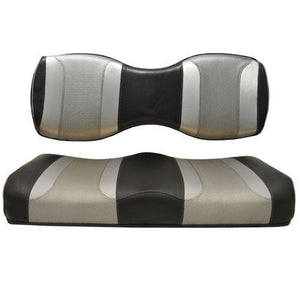 Tsunami Rear Seat Covers for Genesis 250/300 Seat Cushions Silver Black