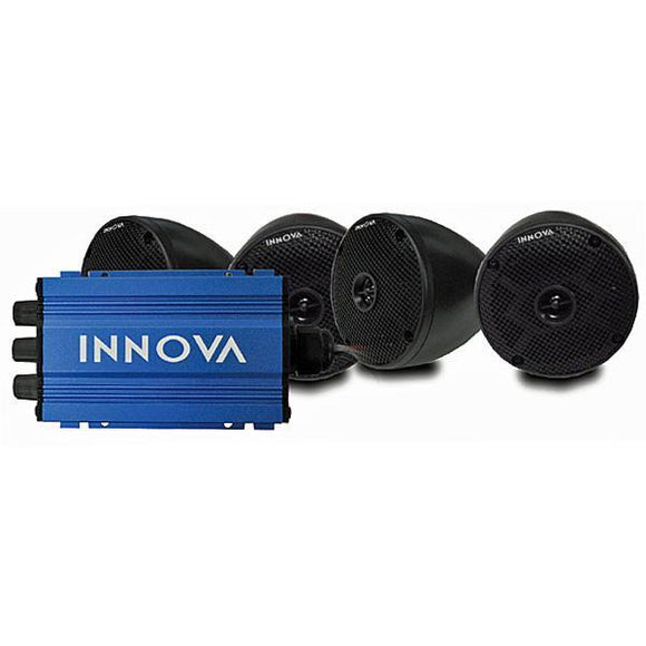 INNOVA 4-Channel Mini-Amp Kit w/ 4 Cone Speakers