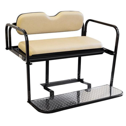 GTW MACH REAR FLIP SEAT CLUB CAR DS, BUFF CUSHIONS (00-up)