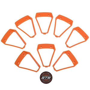 Orange Inserts for GTW Nemesis 14x7 Wheel