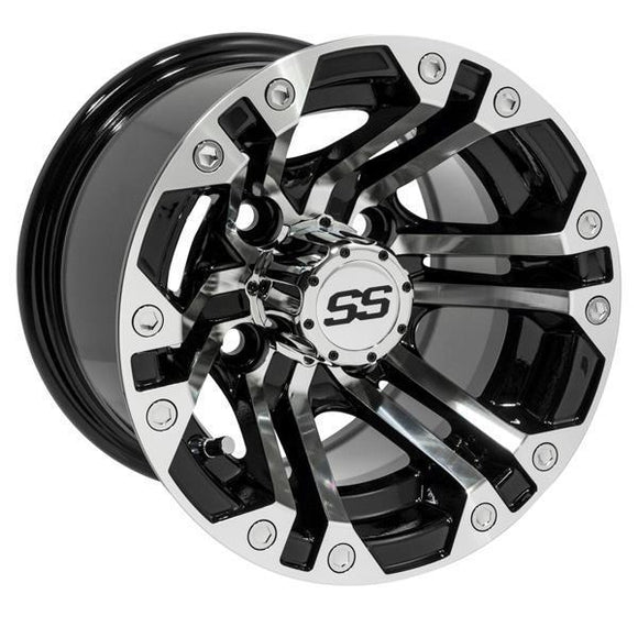GTW Specter 10x7 Machined Black Wheel
