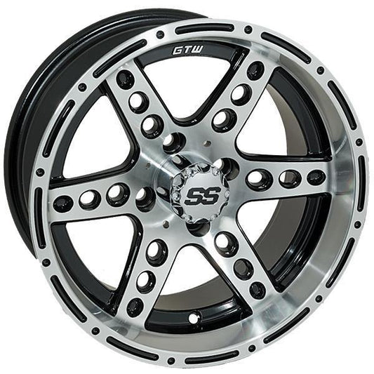 GTW Dominator 14x7 Machined Black Wheel