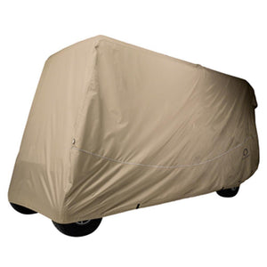 Golf car quick-fit cover, extra long roof, six-person car, L