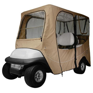 Deluxe golf car enclosure, long roof, four-person car, Light