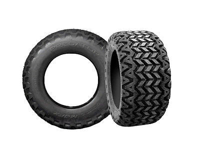 (4) 22 x 11 x 10 all terrain golf cart tire lifted mjfx madjax predator 22 11 10