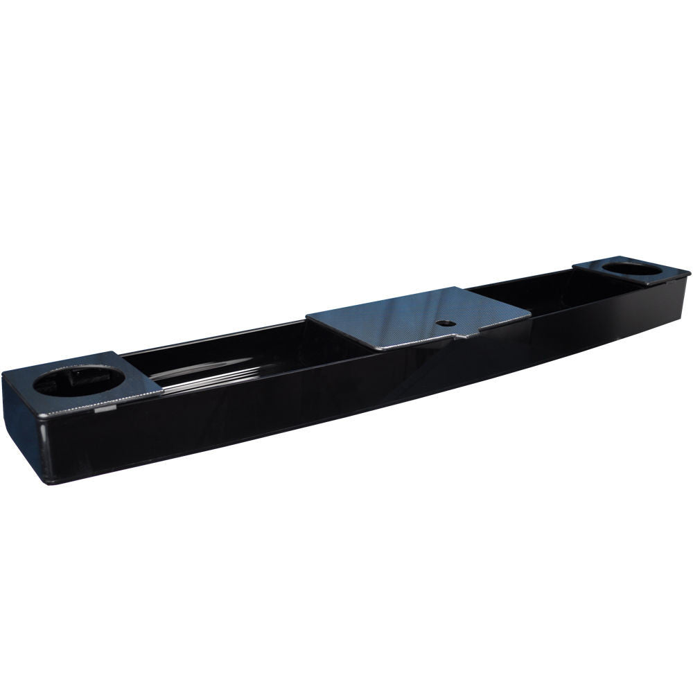 Golf Cart Yamaha Drive g29 carbon Acrylic Console w/ lockable storage cup holder