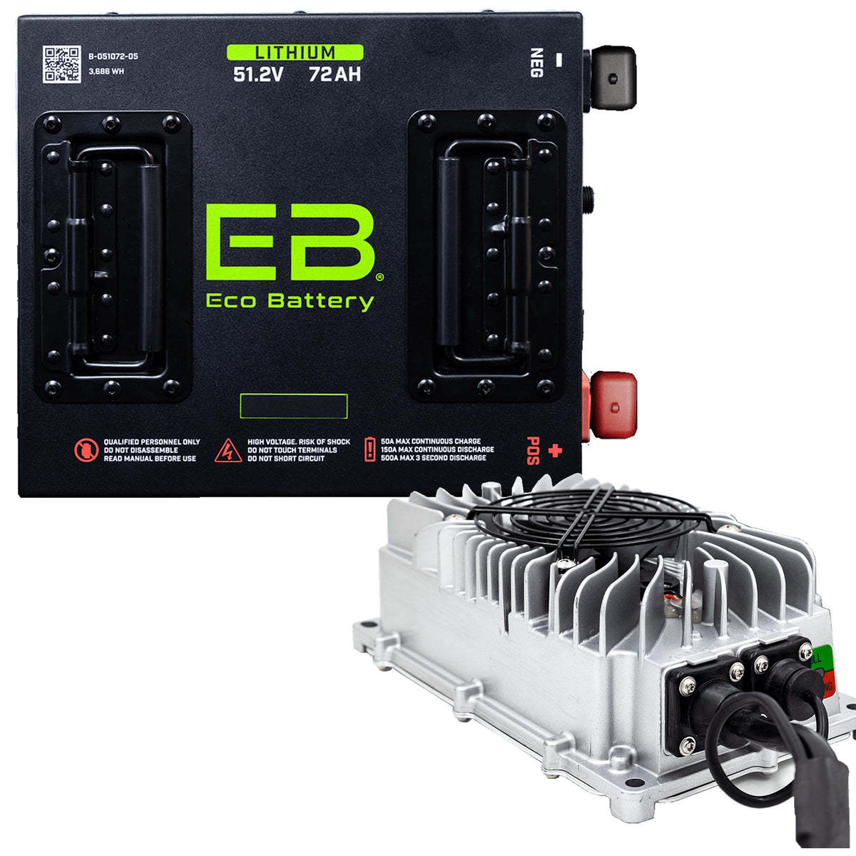 Eco Lithium Battery 51v Choose your Golf Cart Model NEW 60ah