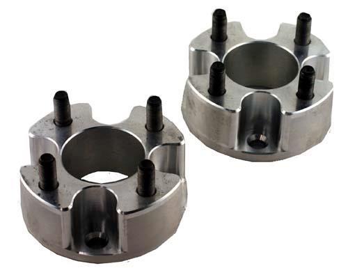 WHEEL SPACER, 2" ALUMINUM (PAIR)