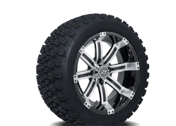 Set of (4) GTW® 14 inch Tempest Wheels on A/T Tires