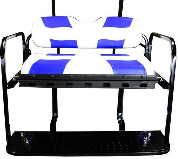 Genesis150 Yamaha Drive w/ RIPTIDE White/Blue Cushion Set