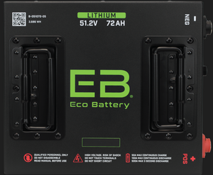 Eco Lithium Battery 51v Choose your Golf Cart Model 72ah 105Ah 160Ah 51v 70v 38v