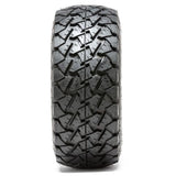 14 inch Matte Black Vortex  w/ 22 10 14 Timberwolf Hybrid Tire (set of 4)